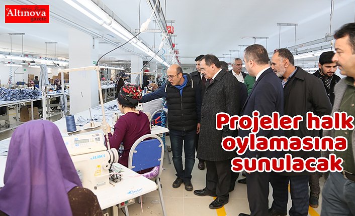 Projeler halk oylamasına sunulacak