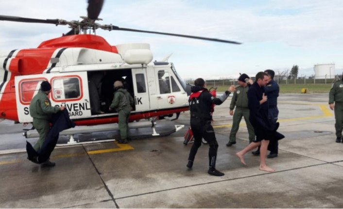 Samsun açıklarında batan gemi