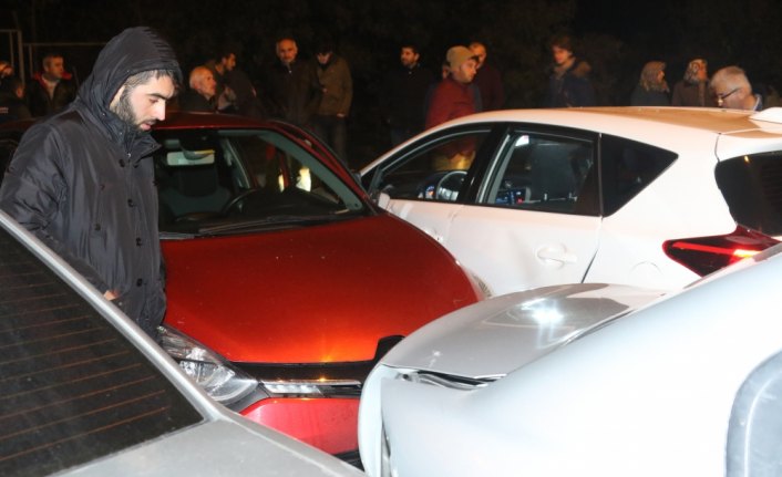 Samsun'da zincirleme trafik kazası: 4 yaralı