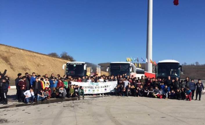 Samsunlu öğrenciler TÜGVA'nın kış kampına katıldı