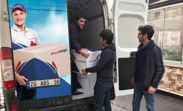 Sürat Kargo'dan köy okulları yardım gönderilerine destek