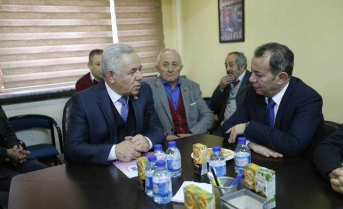 Tanju Özcan'dan BESOB ve diyaliz merkezine ziyaret