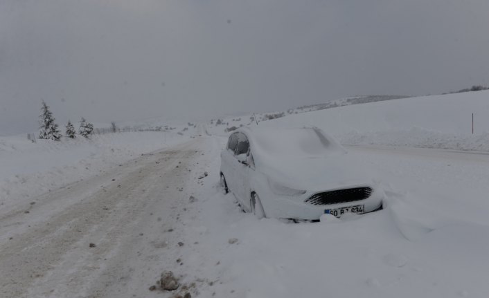 Tokat-Sivas kara yolunda ulaşımda aksama