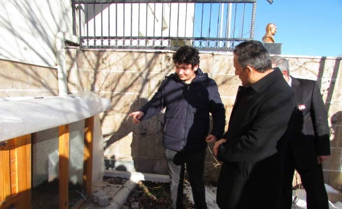 Vali Kaymak'tan Kavak Rıdvan Çelikel Fen Lisesi'ne ziyaret