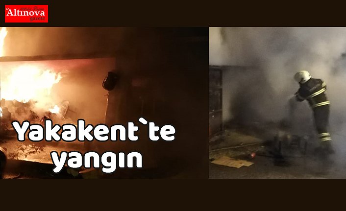 Yakakent`te yangın