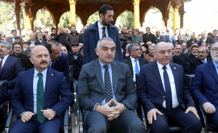 Amasya'da restorasyonu tamamlanan külliyenin açılış töreni