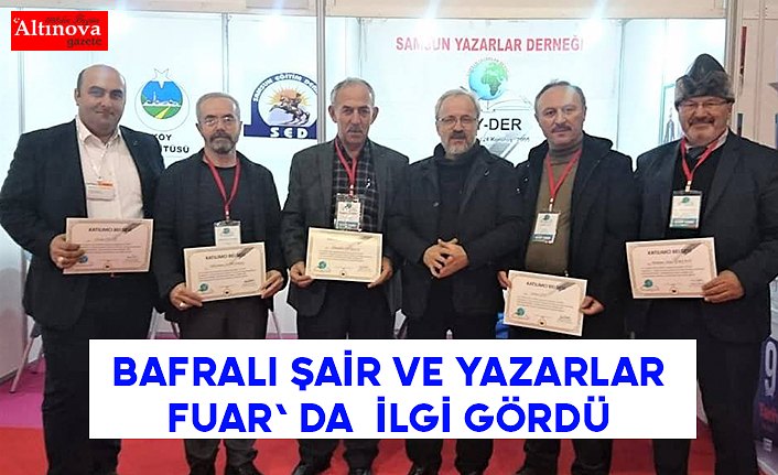 BAFRALI ŞAİR VE YAZARLAR FUAR' DA  İLGİ GÖRDÜ