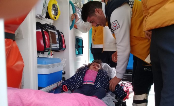 Bayburt'ta hasta çocuğa 3 saatte ulaşıldı