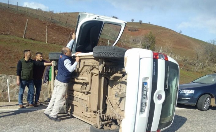 Giresun'da trafik kazası: 7 yaralı