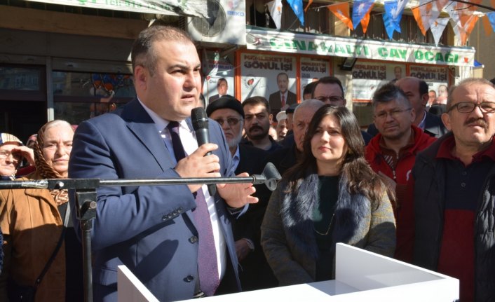 Görele'de AK Parti seçim bürosu açıldı