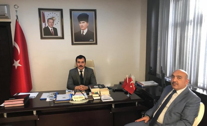 İlçe Milli Eğitim Müdürü'nden Kaymakam Koşal'a ziyaret