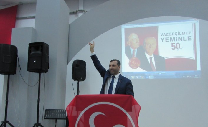 Kavak'ta MHP'nin kuruluşunun 50. yılı kutlandı