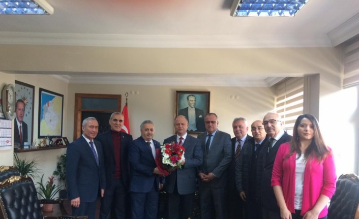 Kaymakam Çorumluoğlu'na ziyaret