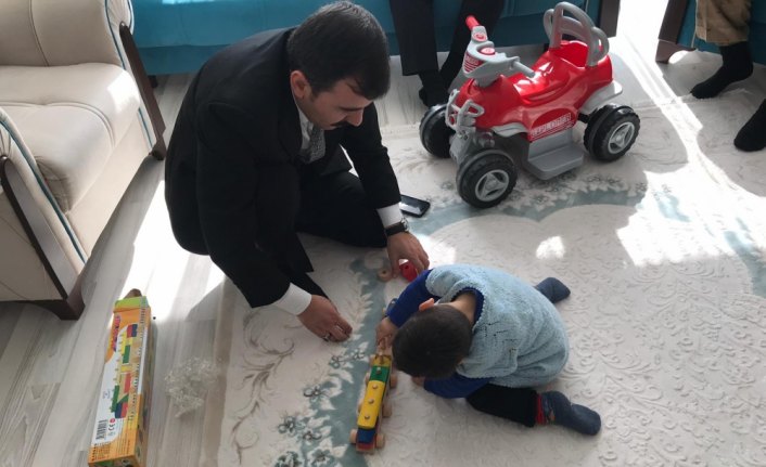 Kaymakam Koşal'dan şehit ailesine ziyaret