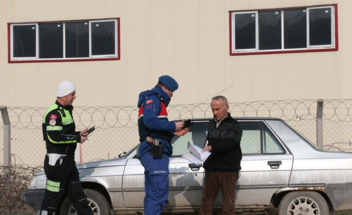Mudurnu'da trafik uygulaması