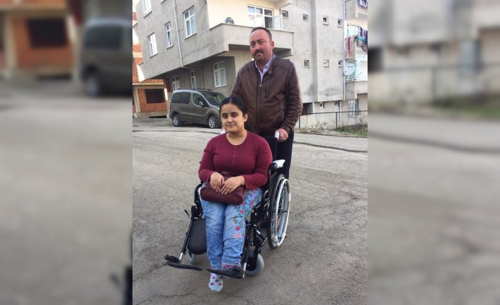 Ordu'da engellilere tekerlekli sandalye