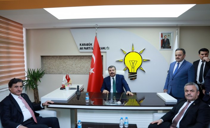 Sağlık Bakanı Fahrettin Koca, Karabük'te