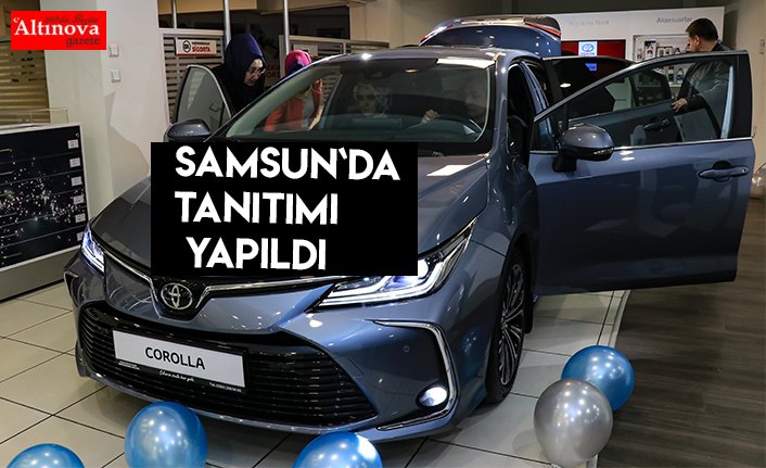 Samsun'da 12. nesil Toyota Corolla'nın tanıtımı yapıldı