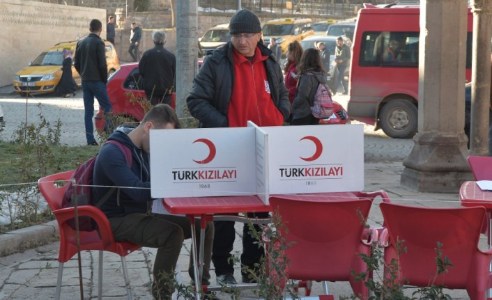 Şebinkarahisar'da kan bağışı kampanyası