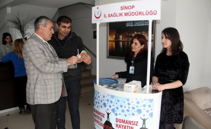 Sinop'ta sigarayla mücadele
