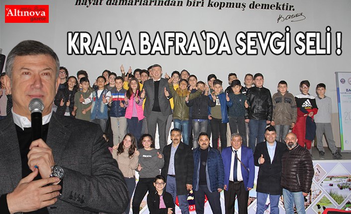 Tanju Çolak`a Bafra`da sevgi seli