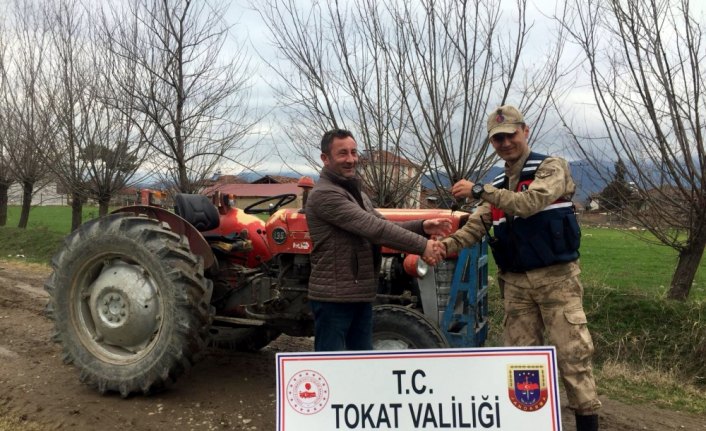 Tokat'ta çalınan traktör Erbaa'da bulundu