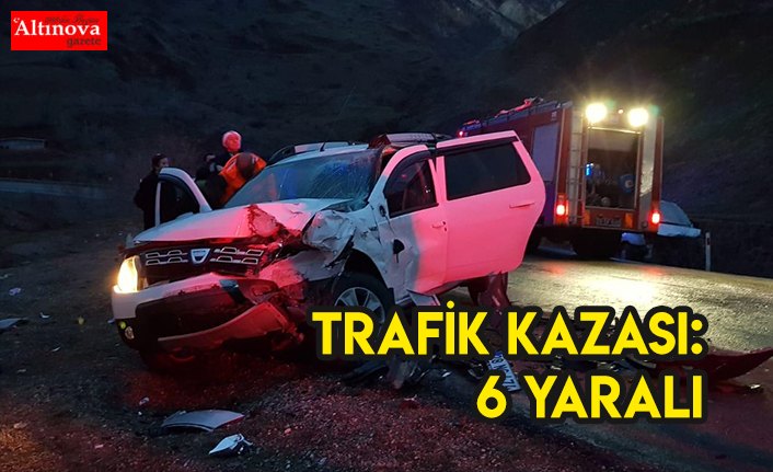 Trafik kazası: 6 yaralı