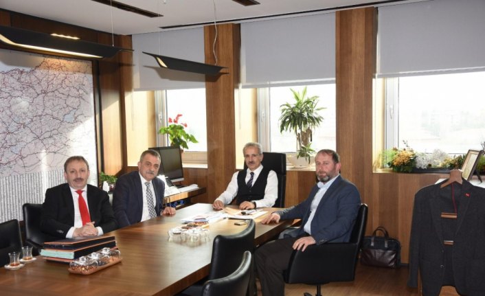 Yomra Belediye Başkanı Sağıroğlu'ndan, Uraloğlu'na ziyaret