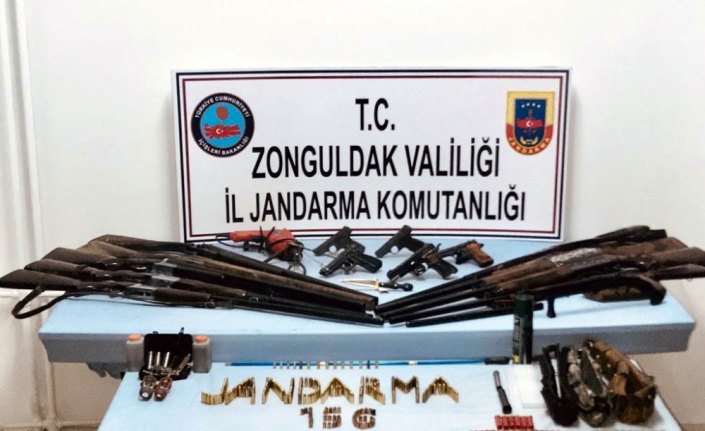 Zonguldak'ta silah kaçakçılığı operasyonu