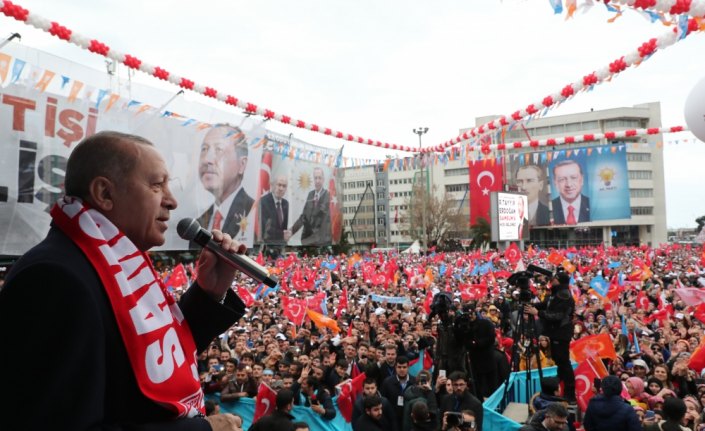 AK Parti'nin Samsun mitingi