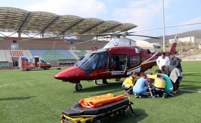 Ambulans uçak ARDS hastası için havalandı