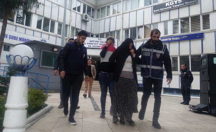 Artvin'de hırsızlık operasyonu