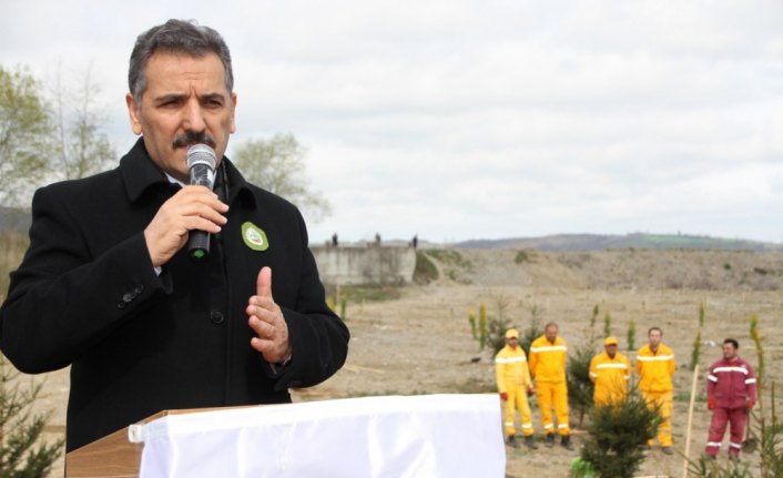 Bafra OSB'ye 1919 fidan