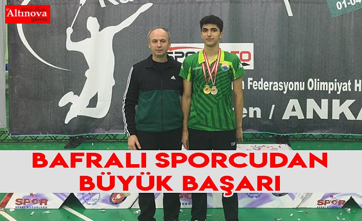 Bafralı sporcudan büyük başarı