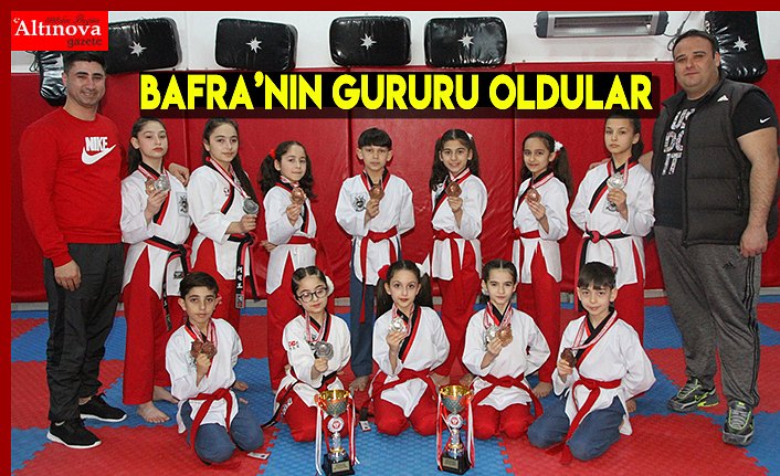 Bafra’nın gururu oldular