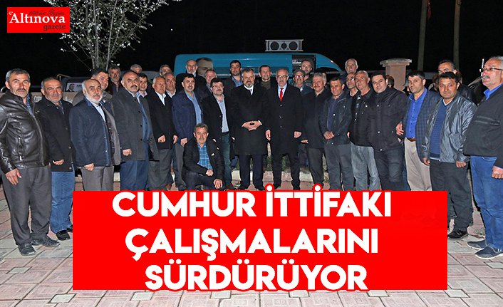 Cumhur İttifakı çalışmalarını sürdürüyor