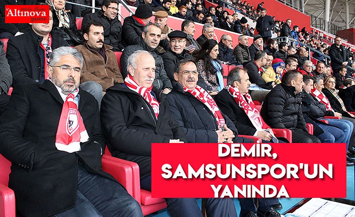 Demir, Samsunspor'un yanında