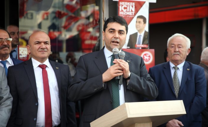 DP Genel Başkanı Uysal, Düzce'de seçim ofisini açtı