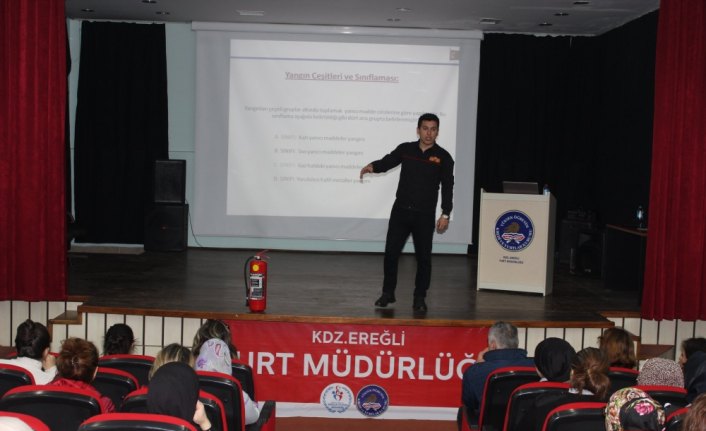 Ereğli'de acil durum ve tahliye tatbikatı