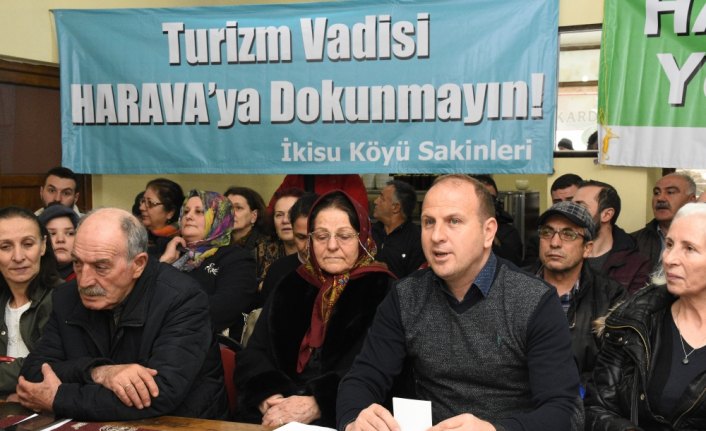 Gümüşhane'de köylülerden mermer ocağı tepkisi