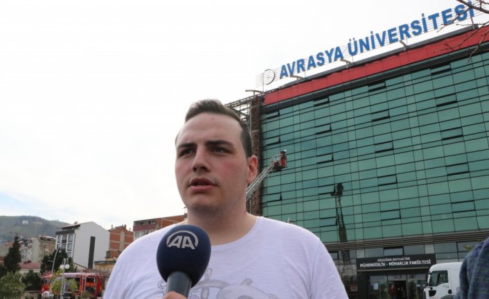 GÜNCELLEME 2 - Avrasya Üniversitesi yerleşkesinde yangın