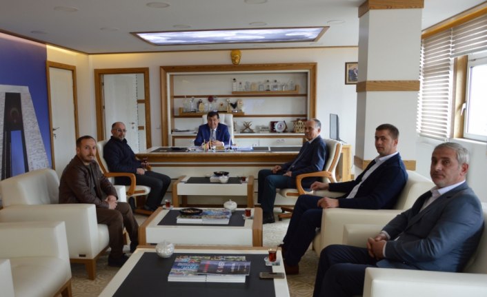 Havza Belediye Başkanı İkiz'e taziye ziyareti