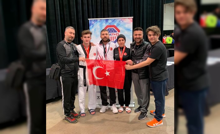 Karabüklü tekvandocudan Amerika'da başarı