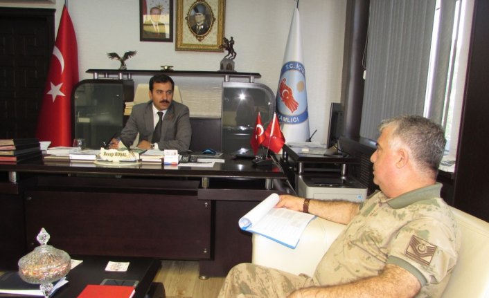 Karaköse'den Kaymakam Koşal'a ziyaret