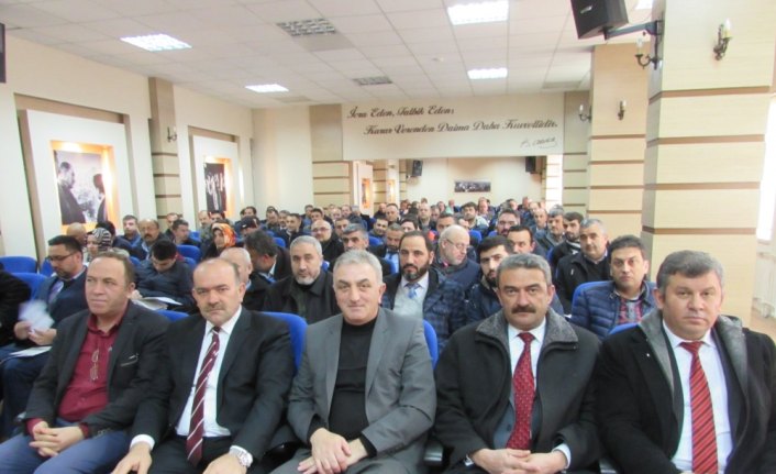 Kavak'ta sandık kurulu başkanlarına eğitim