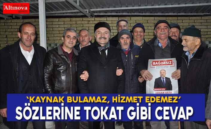 KAYNAK BULAMAZMIŞIZ, HİZMET EDEMEZMİŞİZ