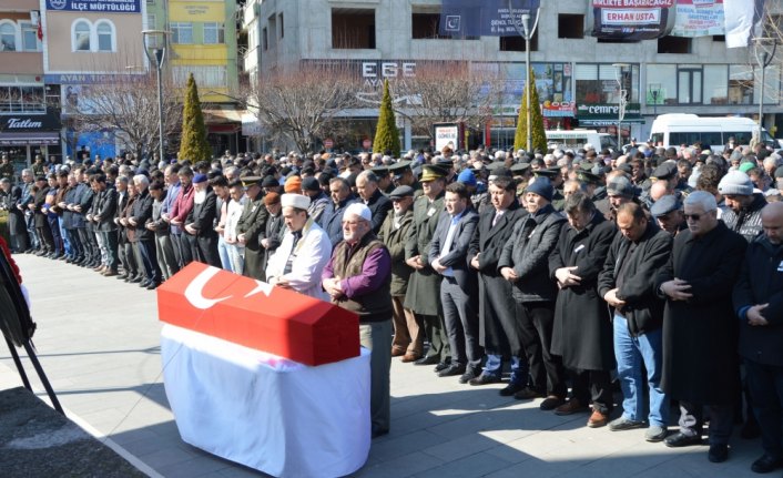Kıbrıs gazisi Babaoğlu son yolculuğuna uğurlandı