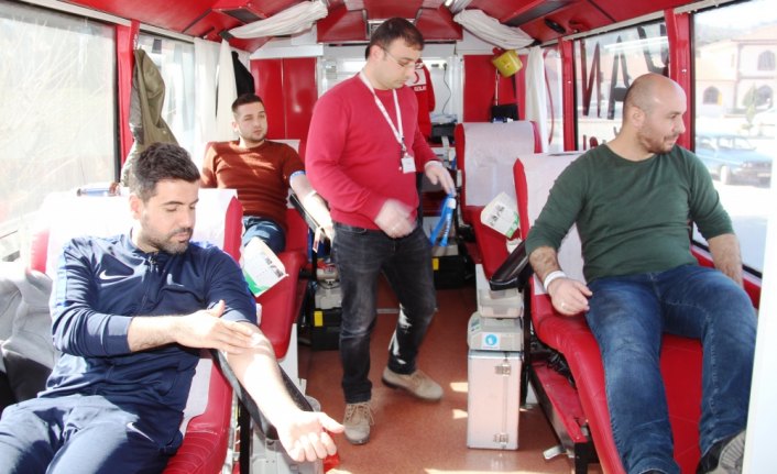 Merzifon ve Taşova’da kan bağışı