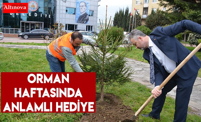 Orman Haftasında Anlamlı Hediye
