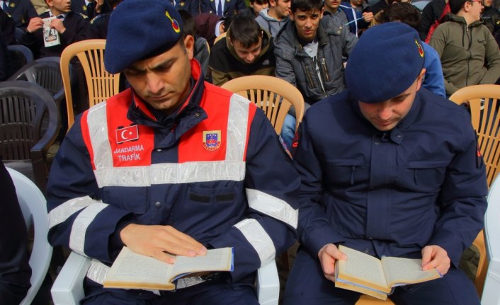 Tirebolu'da kitap okuma etkinliği